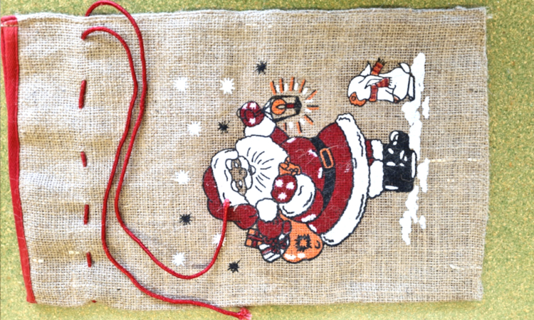 Bild Chlaussack Jute gross Bild Chlaussack Jute gross