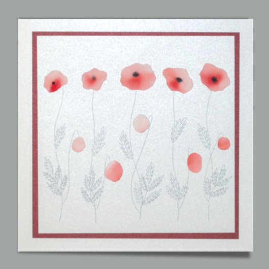 Web Beileidskarte Mohn