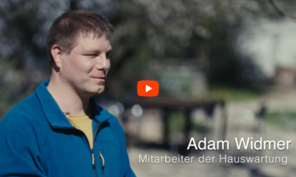 Bild zum Spendenvideo mit Adam Widmer